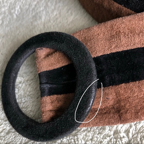 🛍Jaeger genuine leather (suede) belt 28” - Picture 3 of 6